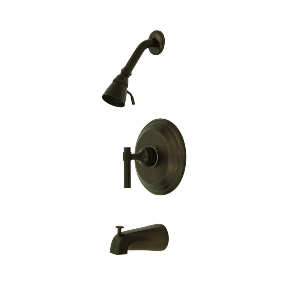 Kingston Brass Kb2635ml Milano Tub And Shower Faucet Oil Rubbed Bronze 663370009778