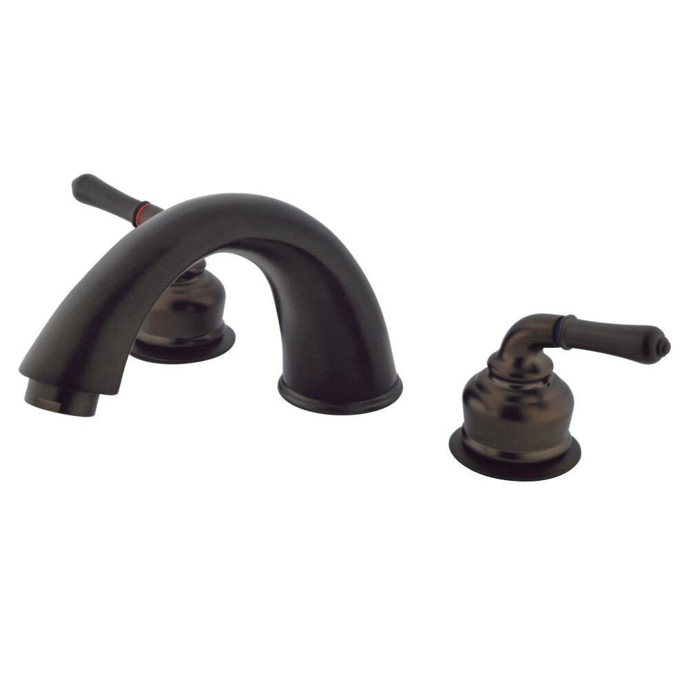 Kingston Brass Kb365 Magellan Roman Tub Faucet Oil Rubbed Bronze 8-Inch Adjustable Center Oil-Rubbed Bronze 663370062124