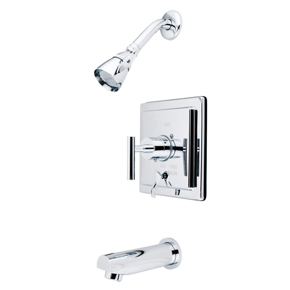 Kingston Brass Kb86510cml Manhattan Single-Handle Tub And Shower Faucet 6-Inch Spout Reach Oil Rubbed Bronze 663370069376