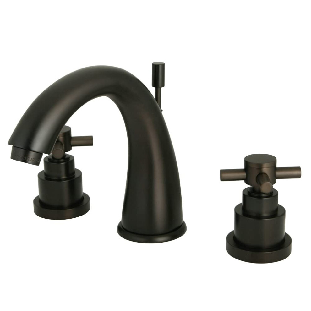 Kingston Brass Ks2965ex Elinvar Widespread Lavatory Faucet 7-Inch Spout Reach Oil Rubbed Bronze 663370032318