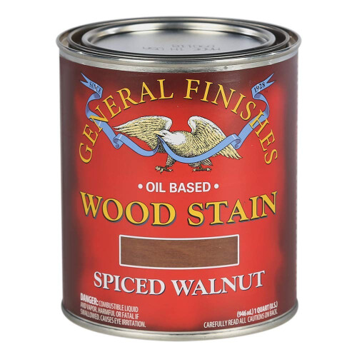 General Finishes Oliegebaseerde Houtbeits, 1 Quart, Spiced Walnut