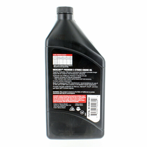 Mercury authentique Premium 2 cycle huile QT - 858021K01 2