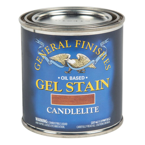 Algemene afwerkingen Oliebasis Gelbeits 1/2 Pint Candlelite