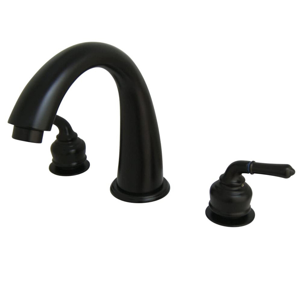 Kingston Brass Ksk2365nltr Deck Mount Hand Shower With Diverter For Roman Tub Faucet, 8 X 5.63 X 1.81, Oil Rubbed Bronze 663370108099