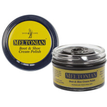 Meltonian Cream Shoe Polish - Boot Polish Polie en cuir huile de cirage bas   e sur la cire d'abeille - restaure et prot   ge 60+ couleurs gris fonc