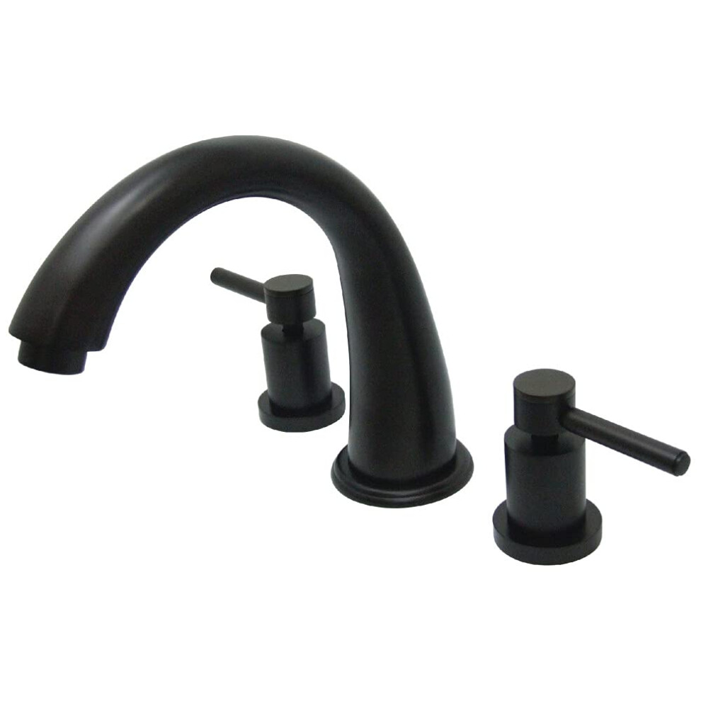 Kingston Brass Ks2365dl Concord Roman Tub Faucet 8-Inch Adjustable Center Oil Rubbed Bronze 663370054488