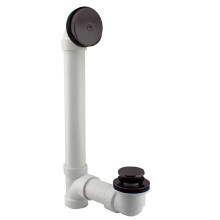Westbrass Tip-Toe Sch. 40 PVC Bath Waste with One-Hole Elbow Oil Rubbed Bronze D49321-12