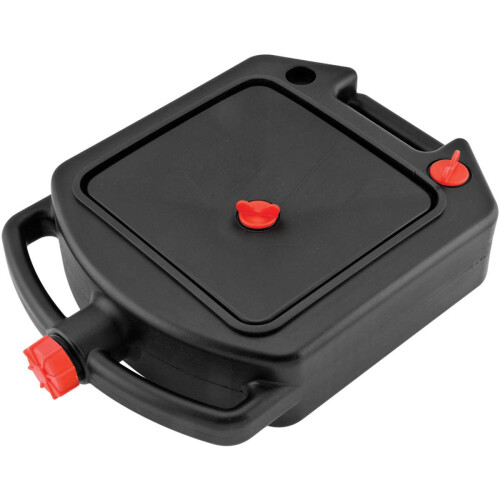 BikeMaster oljedispenser och avloppsbehllare 5L krom