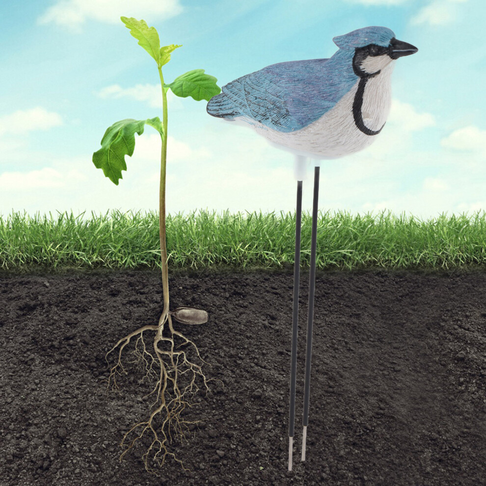 Soil Moisture Sensor Meter Moisture Sensor Hygrometer for Garden(Battery Included Blue)