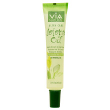 VIA Natural Ultra Care Jojoba Olie Geconcentreerde Natuurlijke Olie 1.5oz - Versterkt Haar en Voedt Tegen Breuk