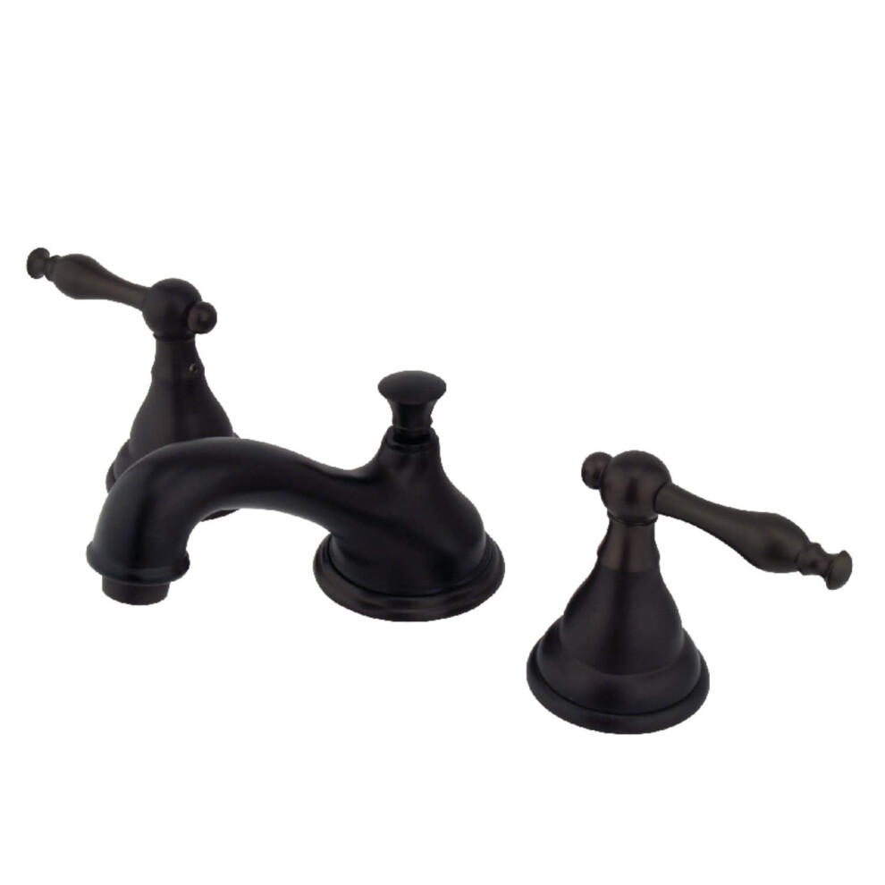 Kingston Brass Ks5565nl Widespread Bathroom Faucet 4-3/4 Inch Spout Reach Oil Rubbed Bronze 663370071324