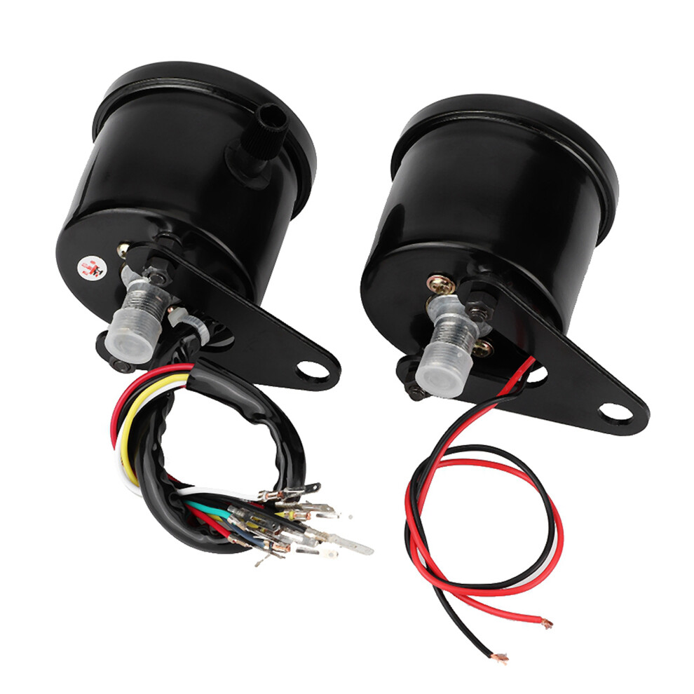 Odometer Mechanical Dual Instrument Electronics Tachometer Guage Fit For Cg125 Gn125 Black 3051324574033