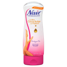 Nair Hair Remover Lotion Cocoa Butter & Vitamin-E 9 Ounce (266ml) (2 Pack)
