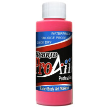 Maquillaje de pintura de cara y carrocera proaiir - 2 oz (60 ml) fluorescente de color rosa fuerte