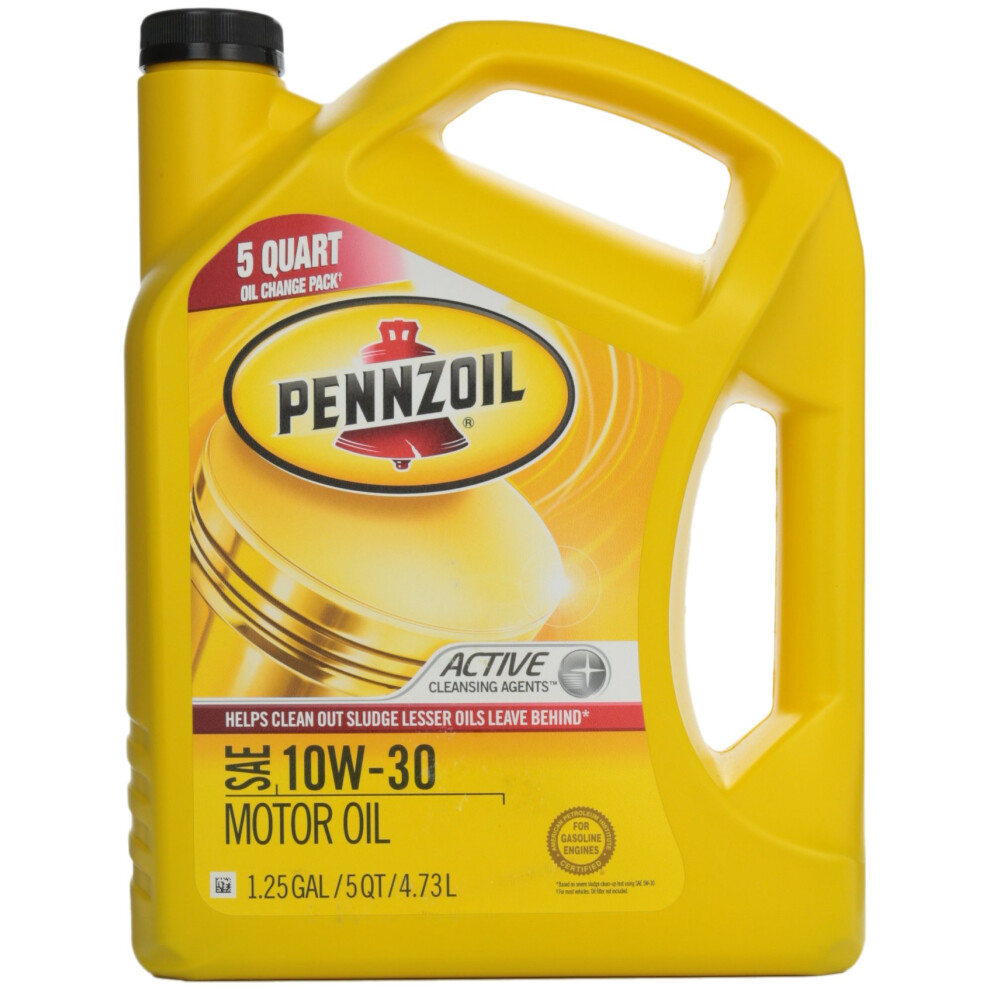 Pennzoil 550038360 SAE 10W-30 Motor Oil API GF-5-5 Quart Jug