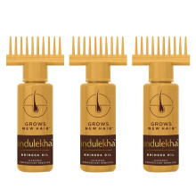 Indulekha Bringha Komplettes Haarpflegel, 100 ml (3er-Pack)