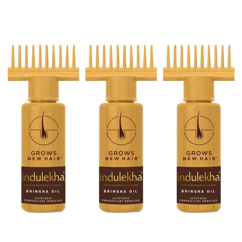 Indulekha Bringha Komplettes Haarpflegel, 100 ml (3er-Pack)