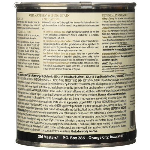 OLD MASTERS Neutral Tint Base 11104    lwischbeize, 1 Quart 1