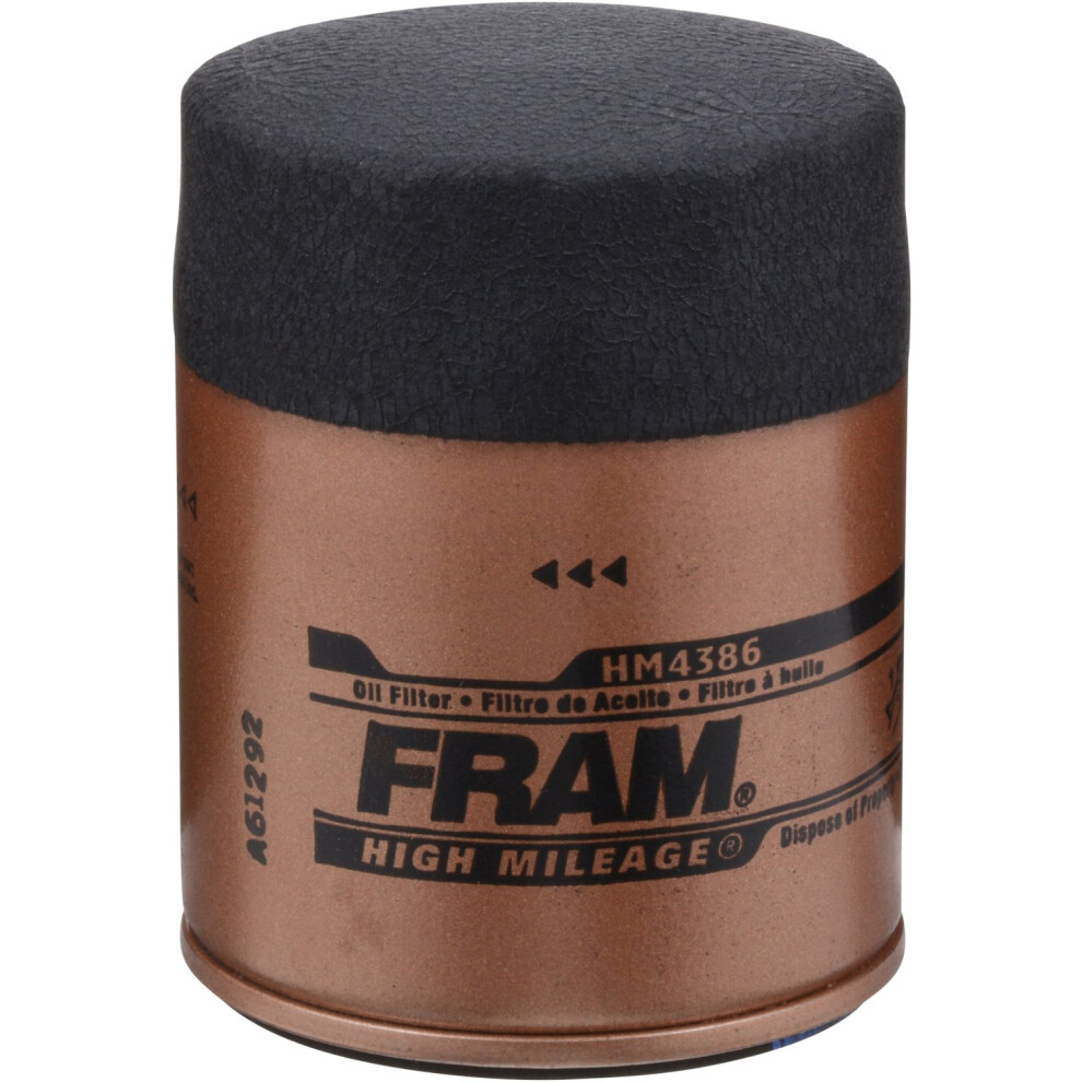 FRAM HM4386 High Mileage Full-Flow Spin-On Oil Filter