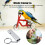 2PCS Parrot Bird Dog Training Whistle Pet Training Toy Random Color 6