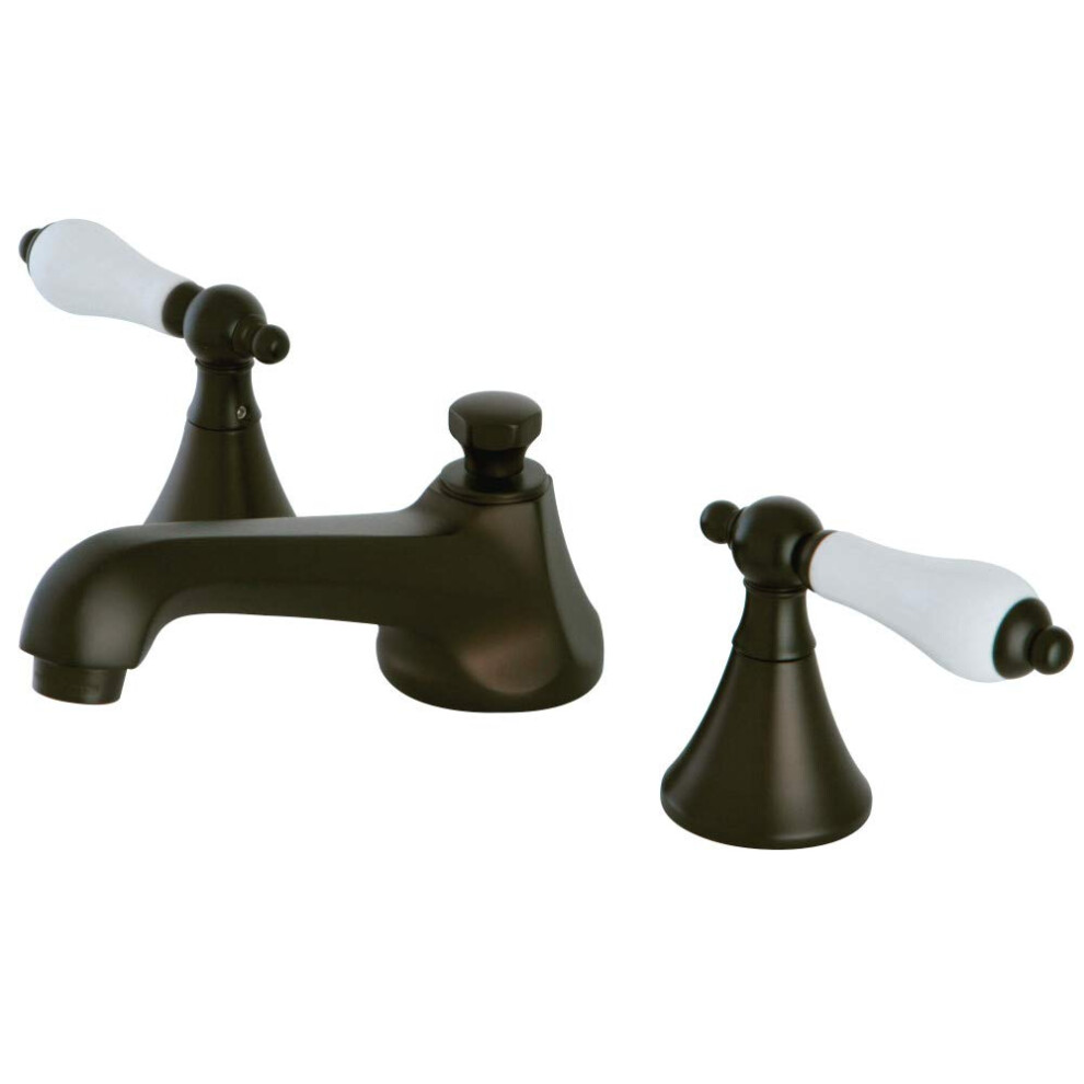 Kingston Brass Ks4475pl Widespread Bathroom Faucet 5-1/2"""" In Spout Reach Oil Rubbed Bronze 663370239946