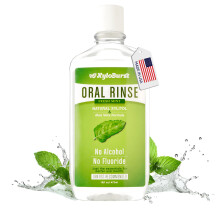 Enxaguante bucal Xyloburst - Enxaguatrio bucal com xilitol natural | Enxaguante bucal sem flor | Enxaguante bucal sem lcool | Enxaguante bucal