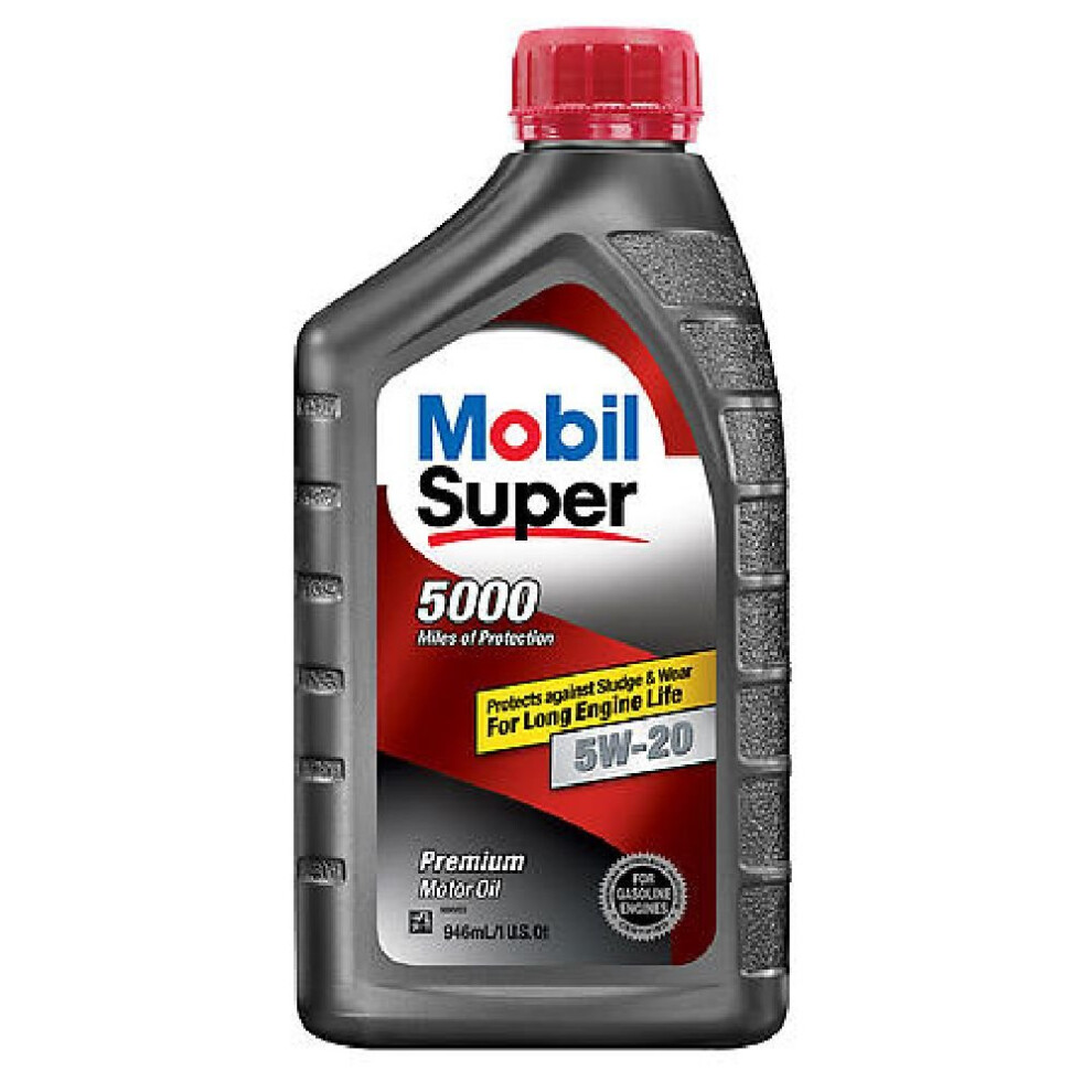 Mobil 120433-6pk SUPER Duty Motor Oil (5W20 6/1QT)