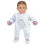 Sophia's - 15"""" Dukke - Blomsterprint Sleeper - Lys Pink 2