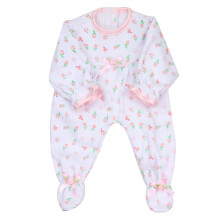 Sophia's - 15"""" Dukke - Blomsterprint Sleeper - Lys Pink