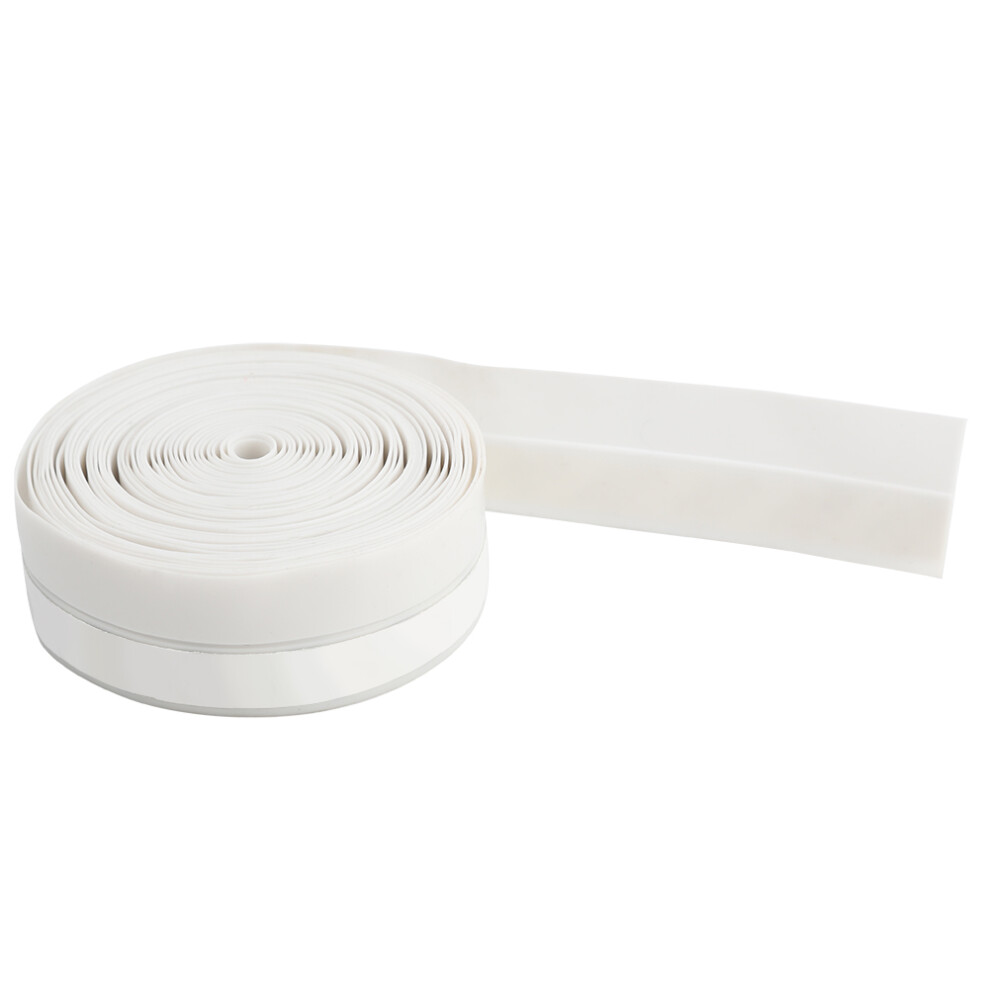 5M 25mm Self adhesive Door Window Sound Insulation Dust Prevent Sealing Strip (White)