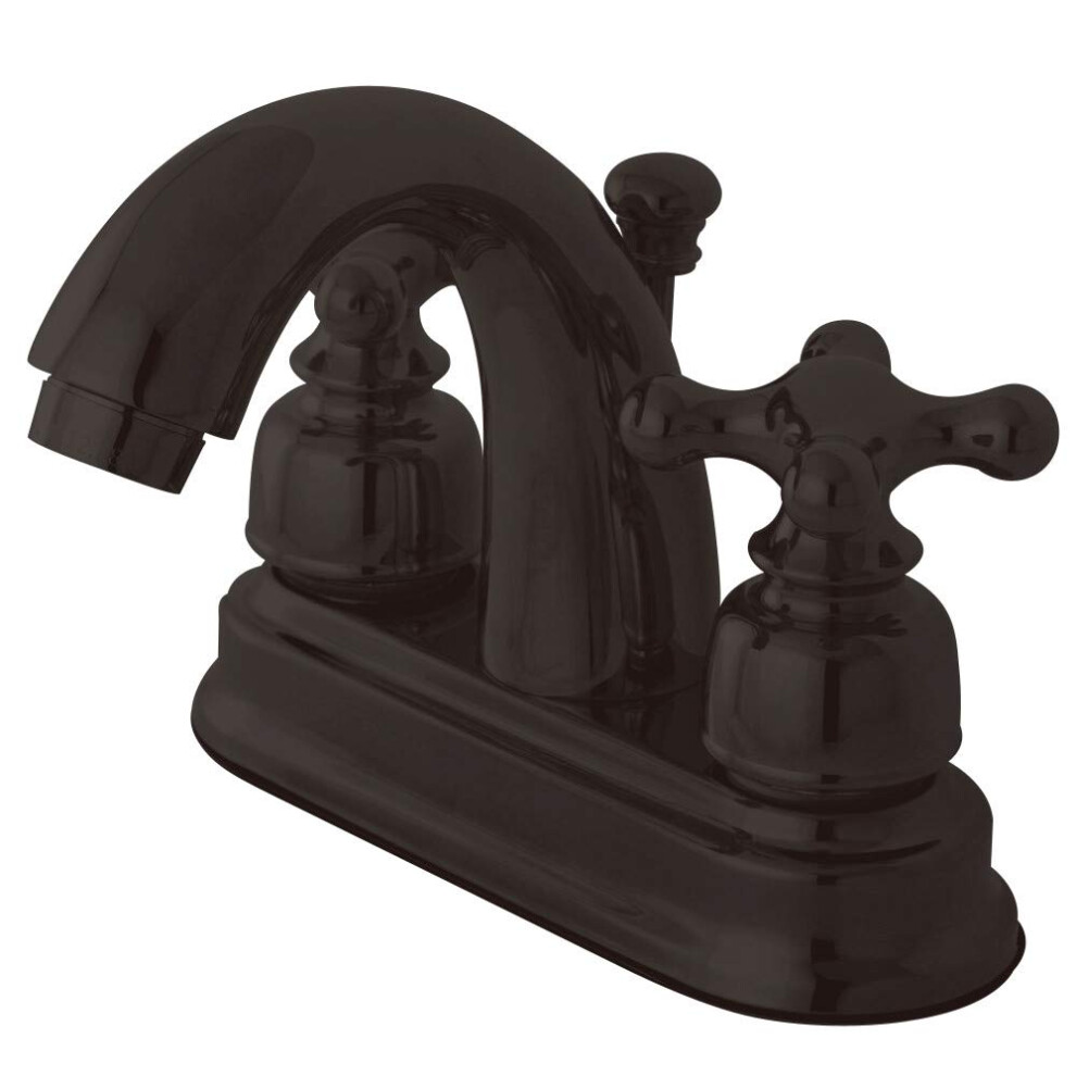 Kingston Brass Fb5615ax 3-5/8-Inch In Spout Reach Restoration 4-Inch Centerset Lavatory Faucet Oil Rubbed Bronze 663370224331