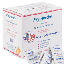Miroil P100 Fry Powder Stabilizer and Filter Ayud Centros de alimentos Cocine Hotter Freid Freid Saver Ayuda a ahorrar grasa y eliminar depsitos de
