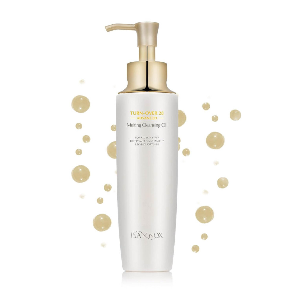 Isa Knox Turnover 28 Advanced (Cleansing Oil, 6.1Fl Oz) - Makeup Remover Cleansing Oil Without Residue By Lg Beauty. Gently Melt & Remove Impurities A