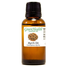 Myrra terisk olie - 1 fl oz (30 ml) ravfarvet glasflaske m/Euro Dropper - 100 % ren terisk olie - GreenHealth