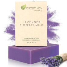 Aspen Kay Naturals tycinkov mdlo pro eny a mue Prrodn a organick oleje Cist esenciln oleje Dobr pro vechny typy pleti. - Levandule a koz
