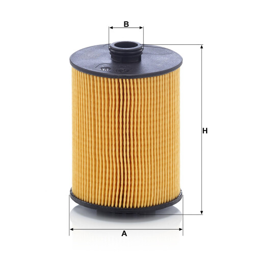 MANN-FILTER HU 8009 Z Oil Filter - Cartridge 2