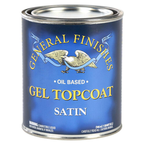 General Finishes    lbasierter Gel-Decklack, 1 Gallone, Satin