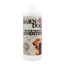 Acondicionador de perro de granero equiderma con suministros de aseo para mascotas de aceite de neem y ricino