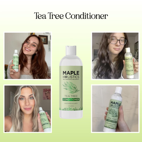 Tea Tree Conditioner voor Droog Haar - Sulfaatvrije Conditioner voor Vet Haar 1