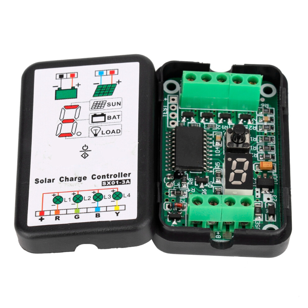6V 12V Pwm Solar Charge Controller Support For Lithium And Ni Mh Batteries 9301324575702