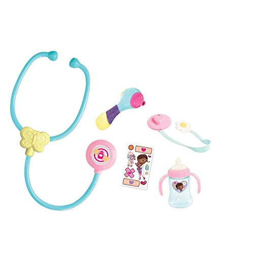 Doc McStuffins Doc McStuffins Disney Junior Bambola Baby Cece con Luci e Suoni, Stetoscopio e Accessori da Dottore 1