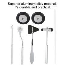 5 in 1 Medical Neurological Hammer Muscle Reflex Diagnostic Hammer Health Care Percussor Kit