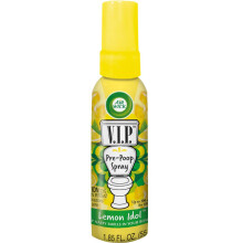 Air Wick V.I.P. Pre-Poop Toilet Spray, Tot 100 gebruiksbeurten, Bevat Essentiële Olie, Citroen Geur, Reistaille, 1.85 oz