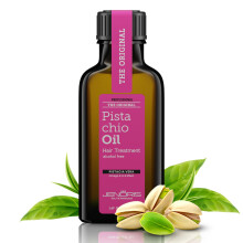 Jenoris Pistachio Oil Hair Serum for Frizzy and Damaged Hair Lightweight Hair Oil for Dry Hair with Omega 3-6-9 Complex Anti-Frizz Hair Serum f