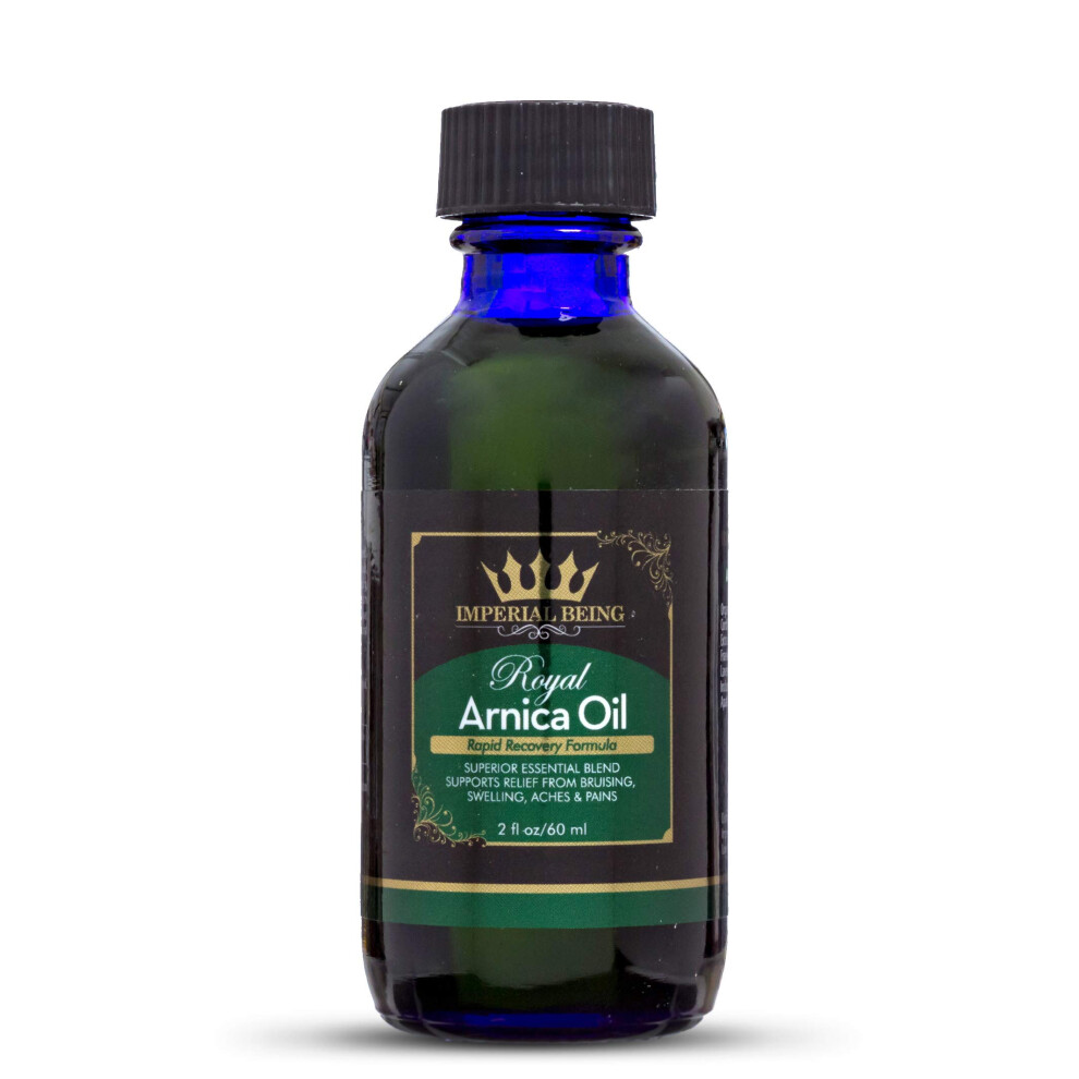 Huile Royal Arnica - Mlange Base De Plantes Bio Pour La Rcupration Musculaire Soutien De La Flexibilit Des Articulations Vitalit De La Pea-image