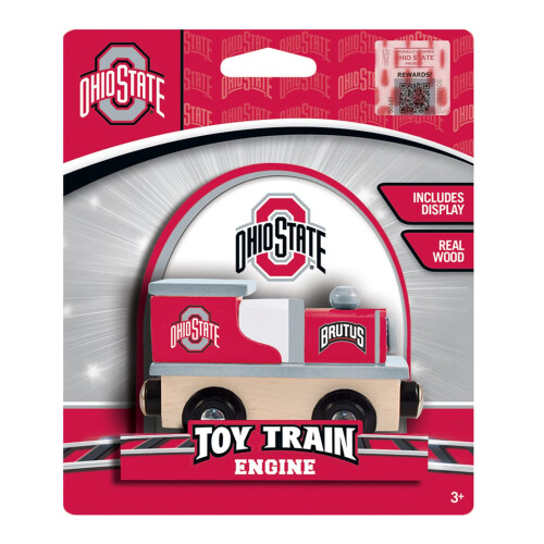 Masterpieces NCAA Ohio State Buckeyes Real Wood Toy Train Engine 1