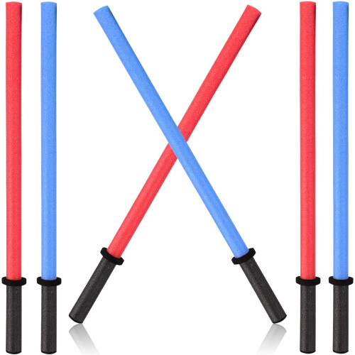 Sabre de espuma de macarro de piscina de 29 polegadas, espadas leves de brinquedo - lembrancinhas para festas infantis em massa - ideal para pis