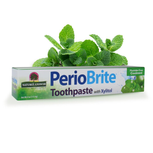 Nature's Answer Periobrite Toothpaste Cool Mint 4 Ounce 3 Count Nature's Answer Periobrite Toothpaste Cool Mint 4 Ounce