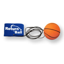 Returbold - Basketball - Sjovt enspillerlegetj til indendrs eller udendrs leg - Hndledsrebound-bold Sjov til venner og familie - Fantastisk s