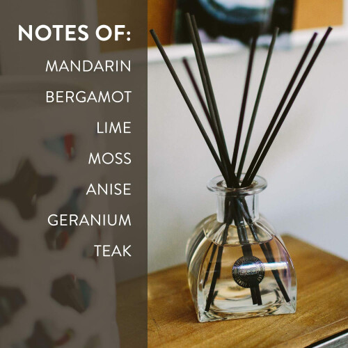 Bridgewater Candles Reed Diffuser Aromatizador de ar para ambiente com leo perfumado - retiro  tarde 1